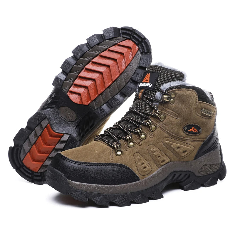 EVEREST - Bottes de Randonnée Imperméables et Chaudes pour Homme