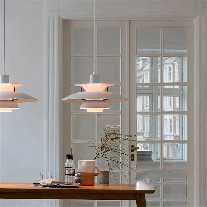 Plafonnier design rond à lumière douce – compatible LED