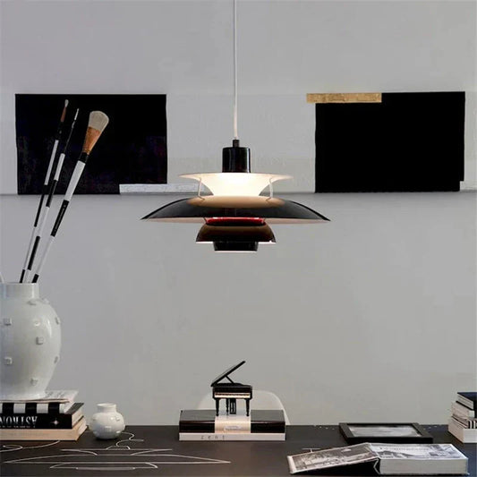 Plafonnier design rond à lumière douce – compatible LED